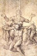 Michelangelo Buonarroti Study for the Colonna Piet Spain oil painting artist